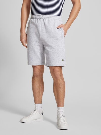 Lacoste Regular Fit Shorts mit elastischem Bund Hellgrau 4