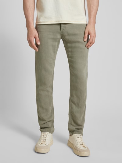 JOOP! Collection Modern Fit Jeans im 5-Pocket-Design Modell 'Fortress' Oliv 4