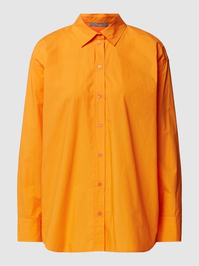 Jake*s Collection Overhemdblouse met sportmanchetten Oranje - 2