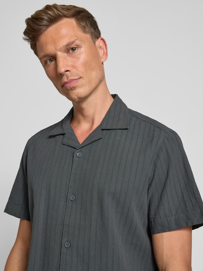 Christian Berg Men Koszula casualowa o kroju regular fit z rękawem o dł. 1/2 Kamienny 3