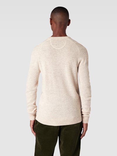 MCNEAL Strickpullover aus Lammwolle Beige Melange 5