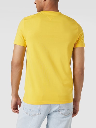 Tommy Hilfiger T-Shirt mit Label-Stitching Gelb 5