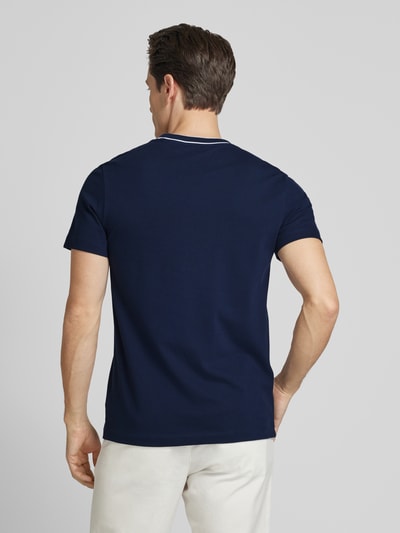 Lacoste T-Shirt mit Label-Stitching Blau 5