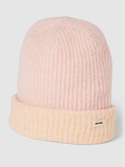 Rip Curl Beanie mit Label-Detail in Two-Tone-Machart Hellrosa 1