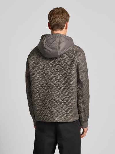 ARMANI EXCHANGE Blouson mit Zweiwege-Reißverschluss und Stehkragen Dunkelgrau 5