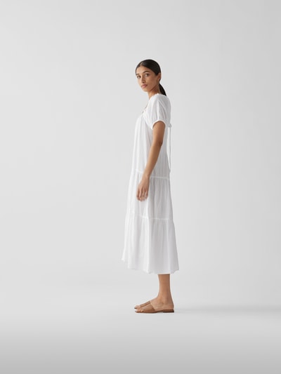 Honorine Midikleid mit Square-Neck-Ausschnitt Weiß 4