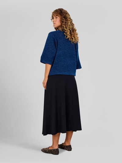 Soyaconcept Uitlopende midi-rok van modalmix model 'BANU' Zwart - 4