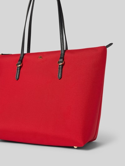 Lauren Ralph Lauren Shopper mit Strukturmuster Modell 'KEATON' Rot 3