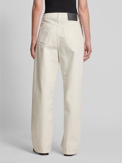 HUGO Jeansy z 5 kieszeniami model ‘Gisanna’ Złamany biały 5