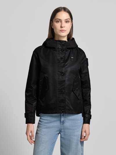 Blauer USA Regular Fit Jacke mit Logo-Detail Modell 'Marcela' Black 4