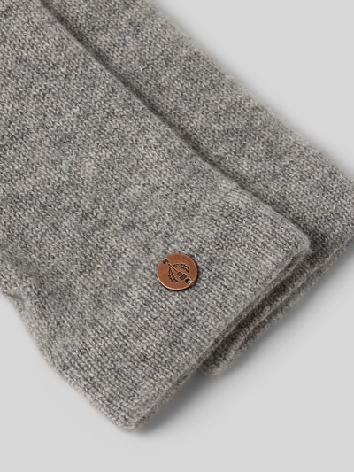 Fraas Kasjmier handschoenen met labelapplicatie Middengrijs - 2