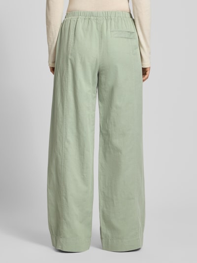 Marc O'Polo Loose Fit Leinenhose aus Baumwoll-Leinen-Mix Hellgruen 5