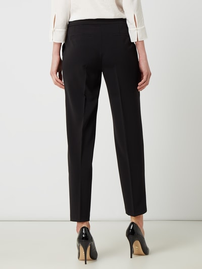 Betty Barclay Stoffen broek met smalle pasvorm en persplooien  Zwart - 5