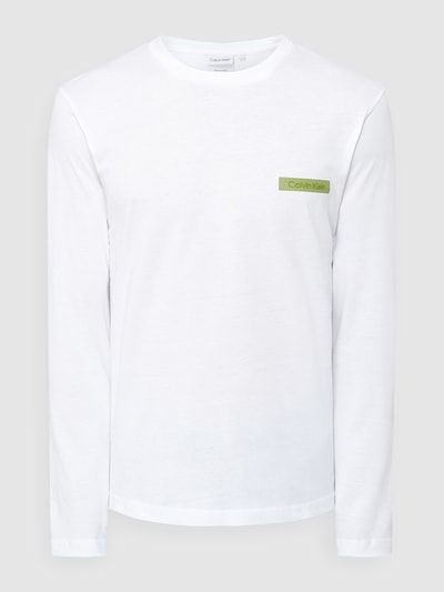 CK Calvin Klein Longsleeve mit Foto-Print Weiss 2