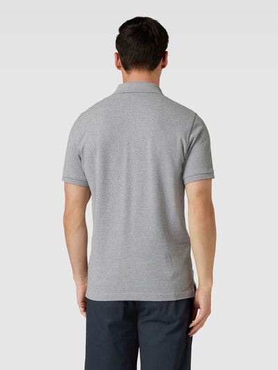 Gant Poloshirt mit Seitenschlitzen Modell 'Pique' Silber Melange 5