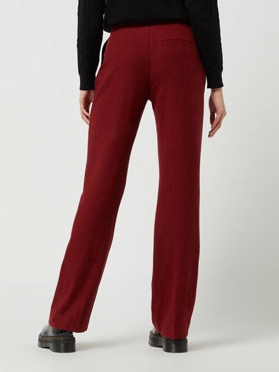 Mango Bundfaltenhose aus Wollmischung  Rot 5