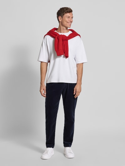 Tommy Hilfiger Tapered Fit Cordhose aus reiner Baumwolle Marine 1