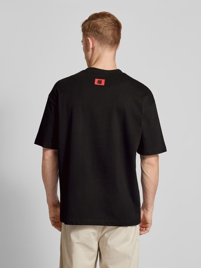 HUGO T-Shirt mit Motiv-Print Modell 'Danirick' - HUGO X RB Black 5