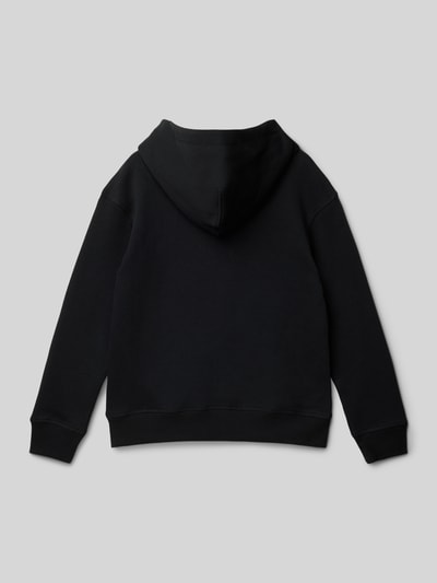 Jack & Jones Hoodie met labelprint, model 'FREDERIKSBERG' Zwart - 3