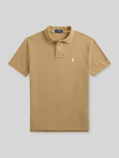 Polo Ralph Lauren Slim Fit Poloshirt aus reiner Baumwolle  Senf 2