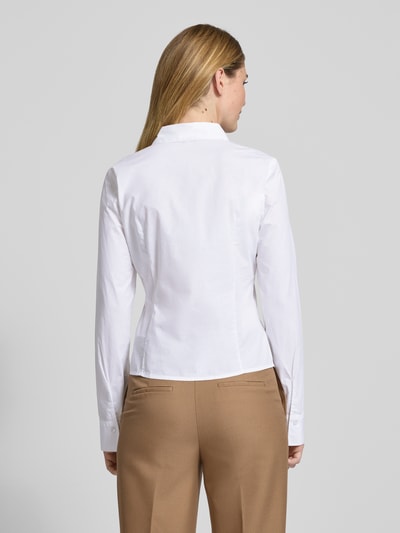 Tom Tailor Denim Bluzka koszulowa wąska z czystej bawełny Biały 5