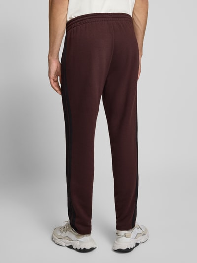 adidas Sportswear Slim fit sweatpants met viscose, model 'SHAB' Donkerbruin - 5