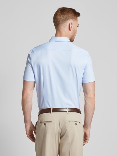 Jake*s Slim Fit Business-Hemd mit 1/2-Arm Bleu 5