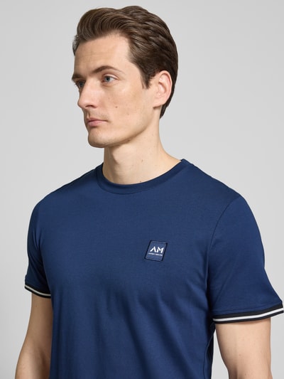 Antony Morato T-Shirt mit Label-Badge Dunkelblau 3