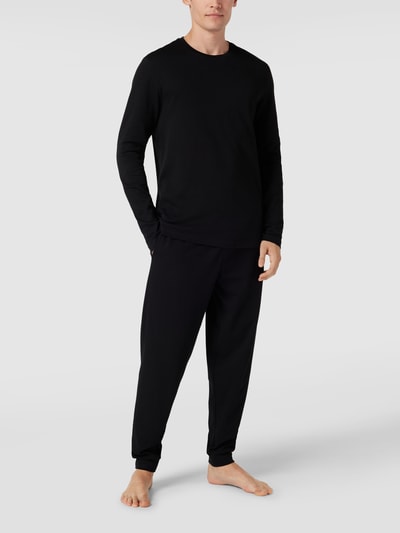 Christian Berg Men Longsleeve mit Rundhalsausschnitt Black 1