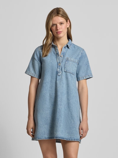JJXX Relaxed Fit Minikleid in Denim-Optik Modell 'Amara' Hellblau 4