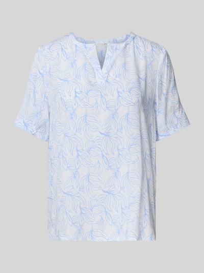 Christian Berg Woman Slim Fit Blusenshirt mit Tunikakragen Weiss 2