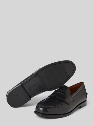 Polo Ralph Lauren Penny-Loafer aus echtem Leder Modell 'ALSTON' Black 4