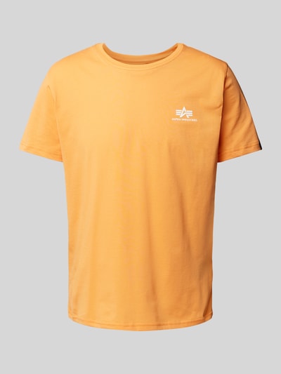 Alpha Industries T-Shirt mit Label-Print Apricot 1