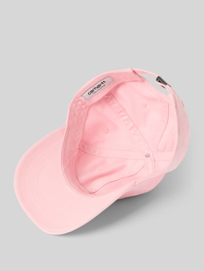 Carhartt Work In Progress Basecap mit Label-Stitching Modell 'MADISON' Hellrosa 2