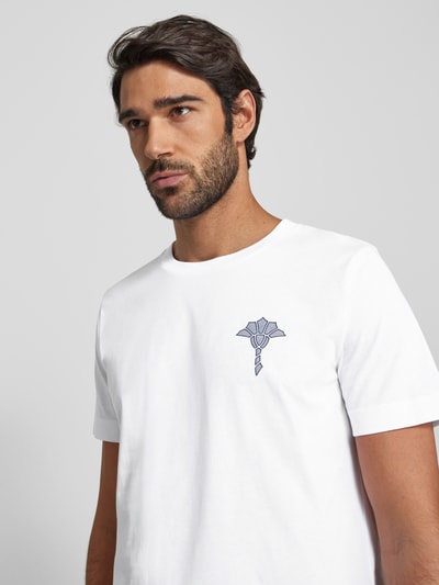 JOOP! Collection T-Shirt mit Motiv-Print Modell 'Brisko' Weiss 3