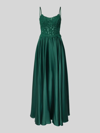 Mascara Abendkleid mit Zierbesatz Gruen 2