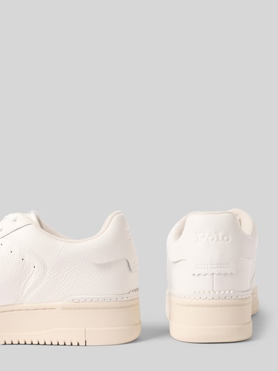 Polo Ralph Lauren Sneaker aus echtem Rindsleder Ecru 2