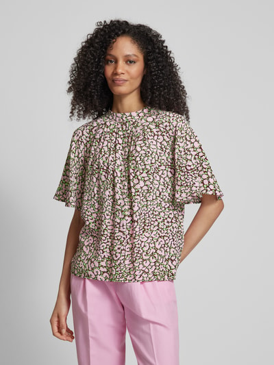 JOOP! Blusenshirt mit Allover-Muster Rosa 4