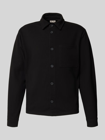 Only & Sons Relaxed Fit Freizeithemd mit leichtem Strukturmuster Modell 'NEW KODYL' Black 2