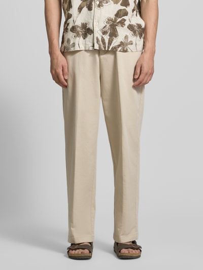Marc O'Polo Straight Fit Chino aus Bio-Baumwoll-Mix Beige 4