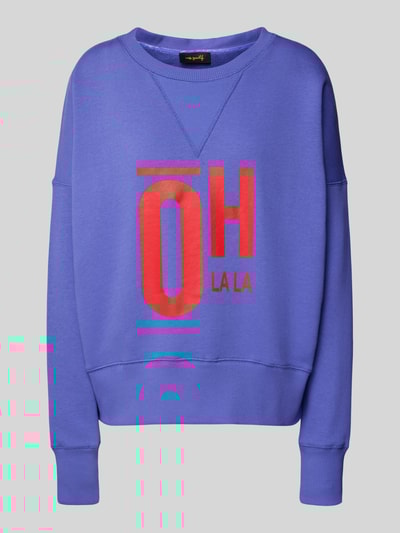 miss goodlife Sweatshirt met statementprint en ronde hals Violet - 2