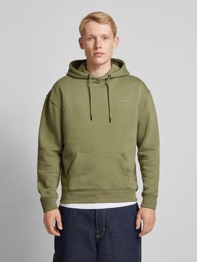 Blend Hoodie met capuchon, model 'Downton' Olijfgroen - 4