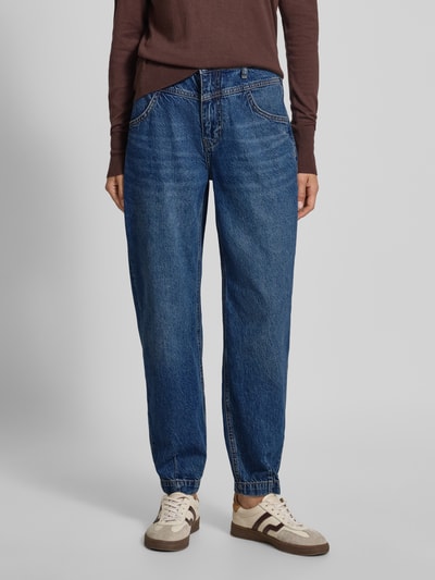 Rich & Royal Mom Fit Jeans mit Eingrifftaschen Blau 4