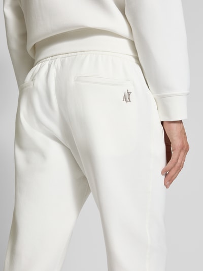 ARMANI EXCHANGE Sweatpants mit elastischem Bund Weiss 3