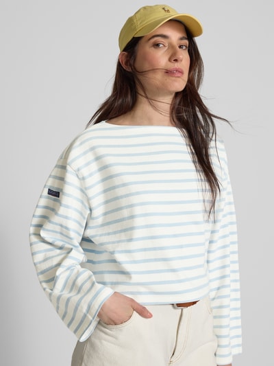 Polo Ralph Lauren Korte gebreide pullover met boothals Lichtblauw - 3