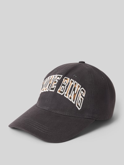 Anine Bing Basecap mit gesticktem Logo-Schriftzug Black 1