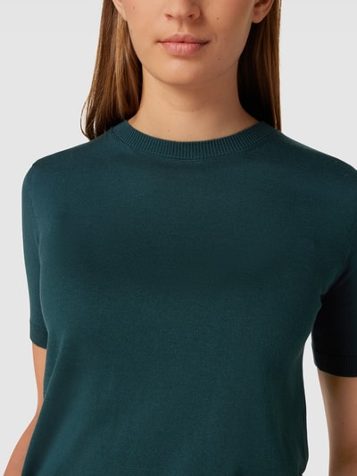 Weekend Max Mara T-shirt z imitacji dzianiny Ciemnozielony 3