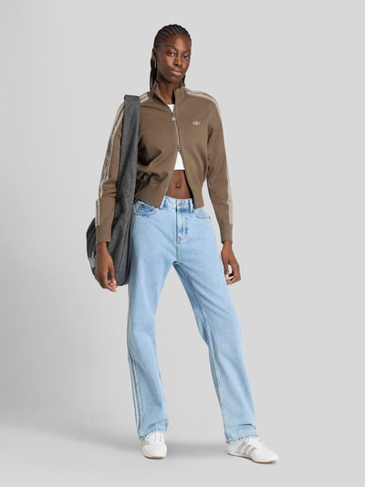 adidas Originals Straight Fit Jeans aus reiner Baumwolle Jeansblau 1