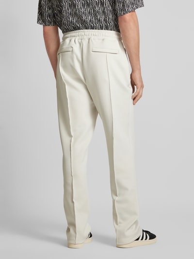 Pegador Trackpants met elastische band en logostitching Offwhite - 5