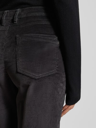 s.Oliver RED LABEL Regular fit corduroy broek met 5-pocketmodel Antraciet - 3